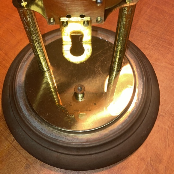 Black Forest Wall Decor Vintage Black Forest Dome Cloche Clock Made